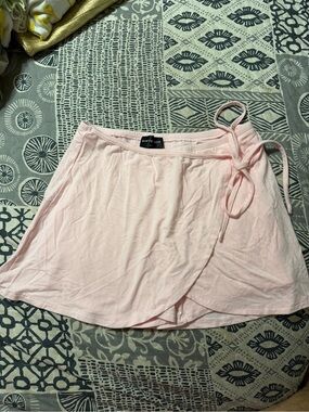 Teen Light Pink Wrap Skort